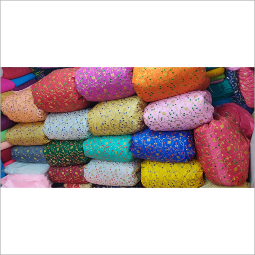 Light In Weight Paper Silk Embroidery Fabric