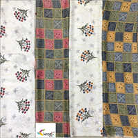 Rayon Slub Foil Fabric - Washable, Custom Length, Printed Texture | Ideal For Textile And Garment Industries