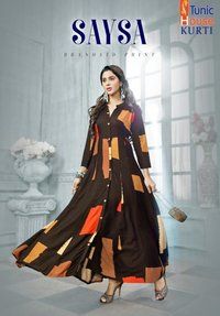 fancy long kurti