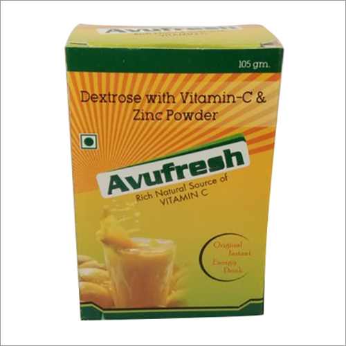 Vitamin C Powder - 105gm Box Medicine Grade Vitamin Supplement with Zinc