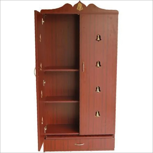 Polished Wooden Double Door Almirah