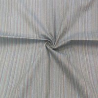 Hand Loom Multi Color Strip Fabric