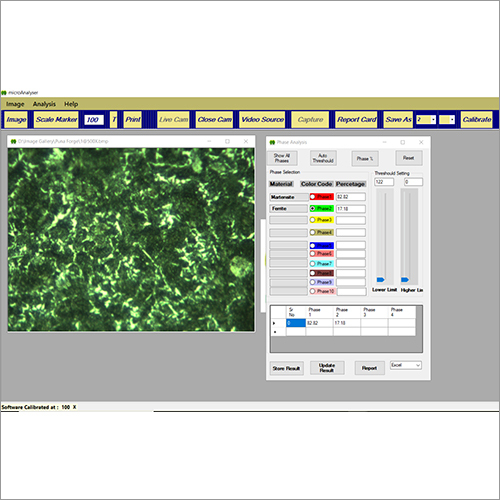 Metallurgical Image Analysis Software