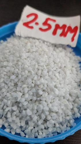 Micron size supper white natural marble water wash 3 mm size special for construction project used