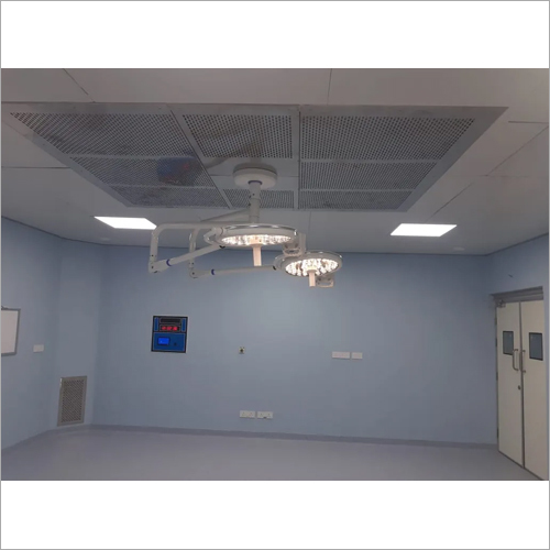 Modular Operation Theatre - Steel, 15x15x10 ft, Off White | HEPA Filtered Air Flow 120 ft/min, LED Lighting, Epoxy Flooring, Positive Pressure System