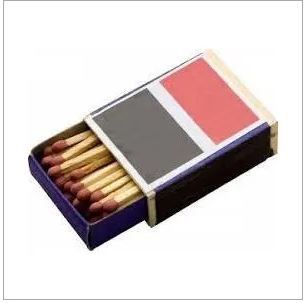 Cardboard Safety Match Box