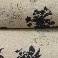 800 Jute Gold Print Fabric