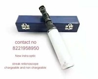 Streak Retinoscope - Metal & Plastic, 360â° Continuous Rotation For Accurate Positioning | Adjustable Beam, Ring Rheostat Illumination, Rechargeable Led