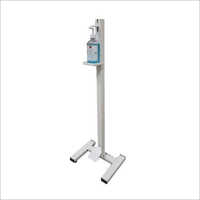 Foot Operated Hand Sanitizer Stand - Mild Steel, 2.6 Feet Height, 1000 Ml Capacity | New, Floor Mounted Design For Easy Access