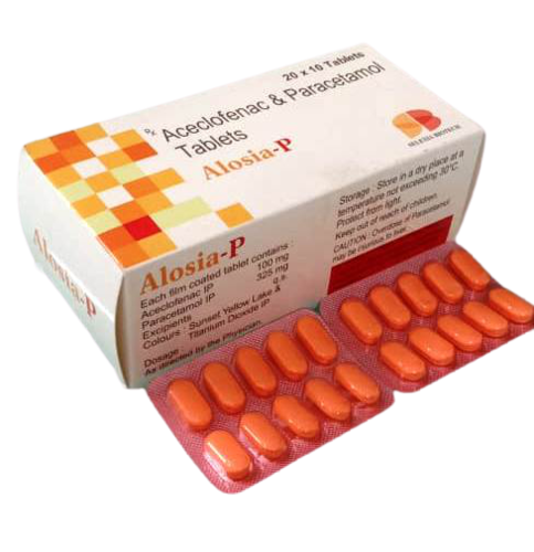 Aceclofenac 100mg Paracetamol 325 mg Tablet