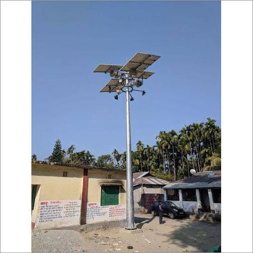 Gray Outdoor Solar Street Light