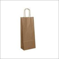 Brown Handle Food Paper Bag - Eco-Friendly Recyclable Material, Various Sizes Available, Classic Brown Color | Plain Style, Disposable, Customizable Designs