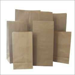 Paper Grocery Pouch Bag - Permeable Paper, Various Sizes Available , Brown Color, Custom Designs and Patterns, Disposable Style