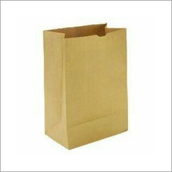 Food Grade Grocery Paper Pouch Bag - Made From Quality Materials, Various Sizes Available, Brown Color, Customized Designs and Patterns, Disposable Style