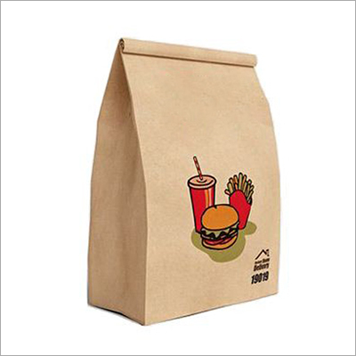 Printed Paper Pouch Bag - High Whiteness, Customizable Sizes & Designs, Color Variety, Disposable Style, Printed Finish