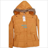 Girls Winter Hooded Fur Jacket