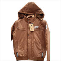Boys Hooded Jacket - Winter-ready Winterwear | Washable, Full Sleeves, Detachable Hood For Versatile Comfort And Style