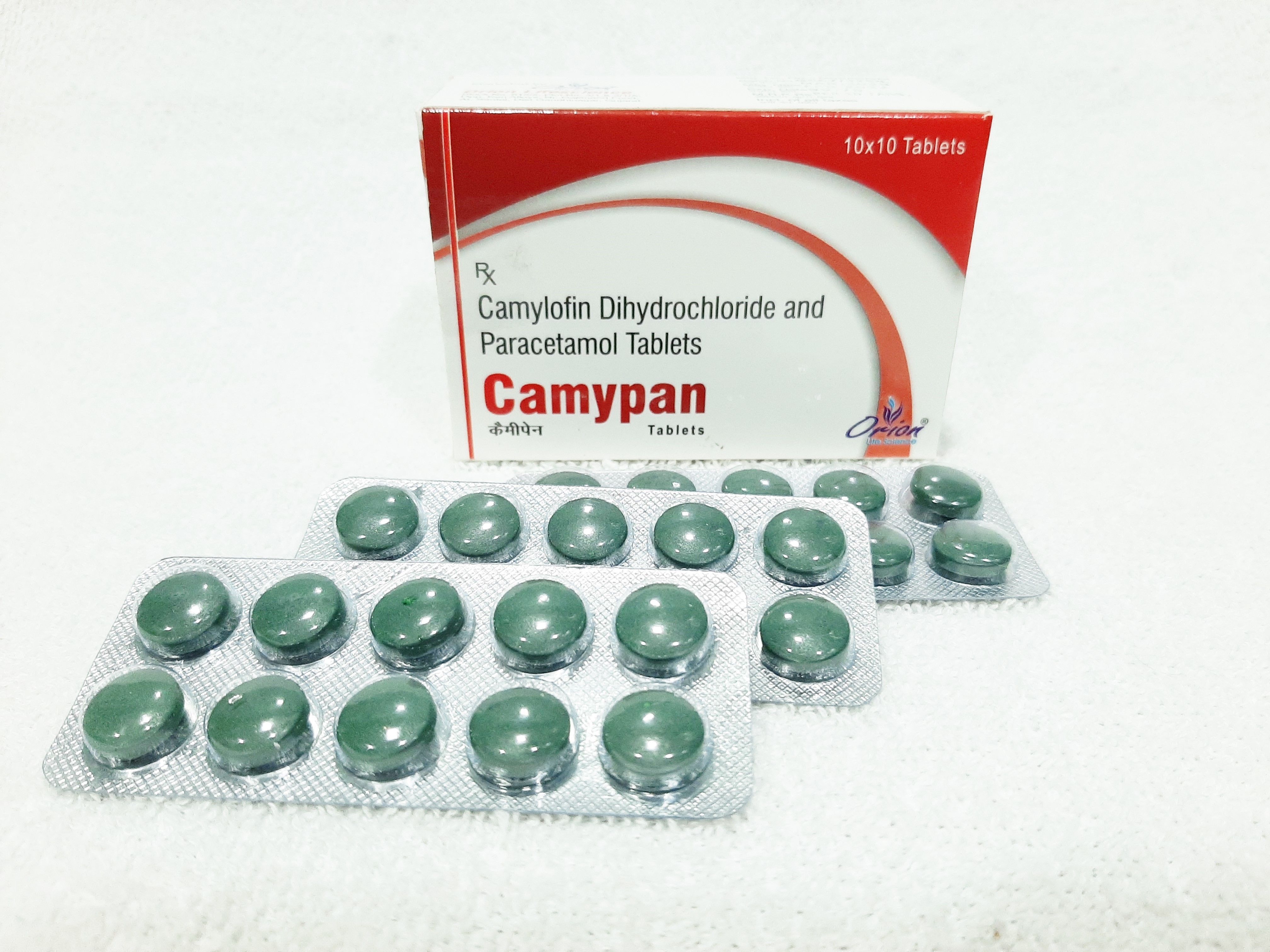 Camylofin Dihydrochloride and Paracetamol Tablet