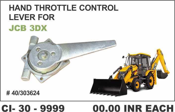 Hand Throttle Control Lever For Jcb