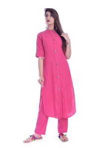 Remtex Women Kurta Pant Pink