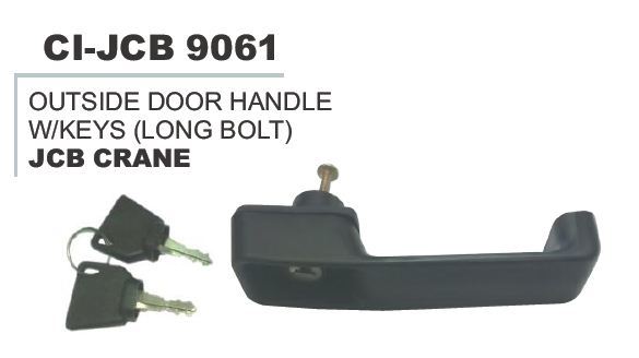 Outside Door Handle With Keys JCB Crane