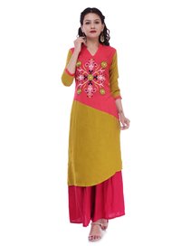 Remtex Women Kurta Palazzoo
