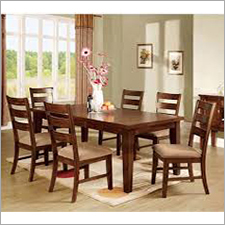 Wooden 6 Seater Dining Table By AZAD FURNITURE