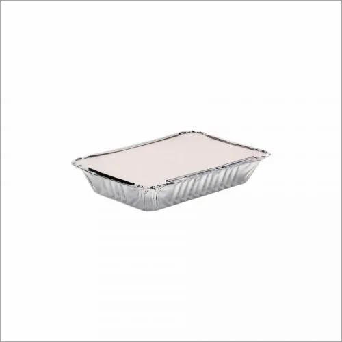 Silver Aluminium Container