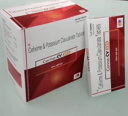 CefIxime 200mg +Clavulanic acid 125 mg