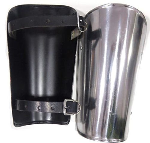 Iron B072C34H3Lnauticalmart Arm Armor Knight Battle Ready Steel Arm Bracers One Size Fit All - Silver Armour