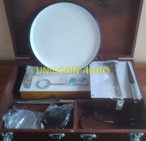 Analysis kit in wooden packing By UNICORN AGRO