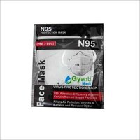 170gsm All Layer Spunbond Pollution And Dust Mask - Nonwoven Material, 22x15.5x5 Cm, White/yellow/black/grey/green, 10g Weight | Unisex Face Mask, Particulate Respirator, Temperature Range -30 To 70â°c