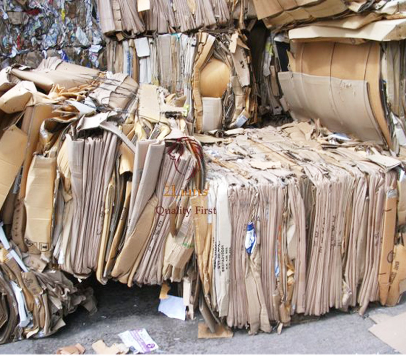CORRUGATED CARTON WASTE FOR RECYCLE