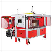 Corrugated 4-Side Bundle Squaring and Strapping System Strapping Machine
