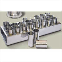 Ss Milk Sample Bottle Tray - Stainless Steel Aisi 304 & 202, 24 Bottle Capacity | Durable, Lightweight, Corrosion Resistant, 1.2 Mm Thickness