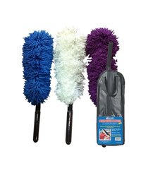 Car Cleaning Microfiber Duster With Flexible Handle - Color: Multicolor