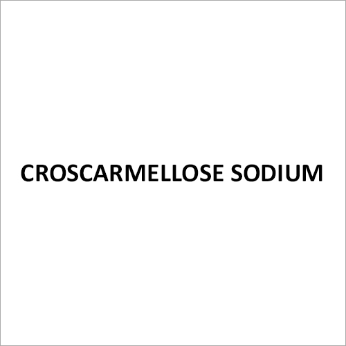 Croscarmellose Sodium By R & S CHEMICALS
