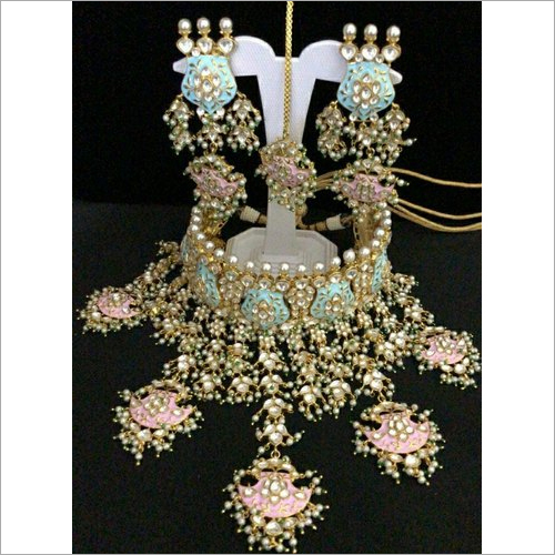Ladies Designer Kundan Necklace Set