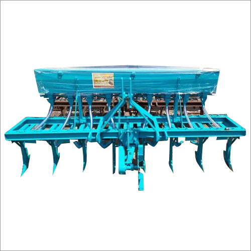 Blue Agriculture Seed Drill Machine