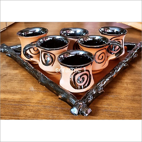 Cup Set With Tray