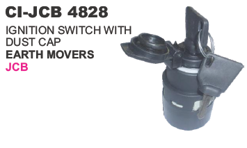 Ignition Switch with Dust Cap JCB