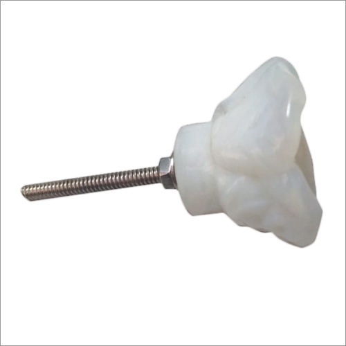 Rose Glass Door Knob