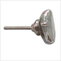 Square Mercury Glass Knob