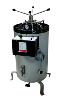 Vertical Autoclave - Chamber Size: 24" X 30"