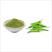 Green Chilli Powder - 25 Kg Pp Bag, Green Color, 8 Months Shelf Life, Spicy Flavor, Aromatic For Sauces And Diverse Cuisines