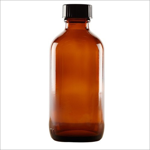 Amber Round Bottle