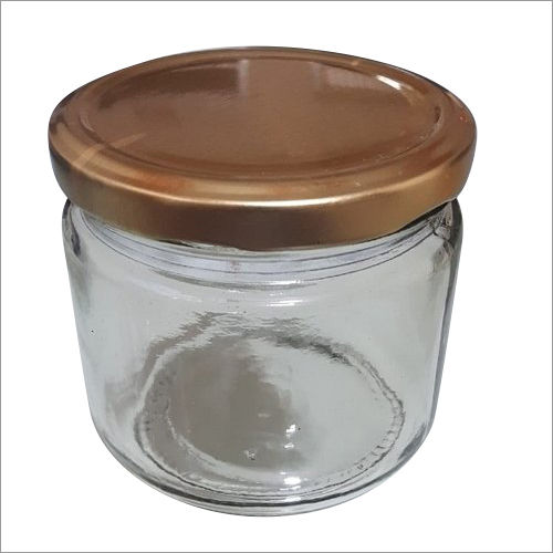 Plain 350Ml Glass Salsa Jar