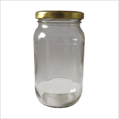 Plain 500ml Clear Glass Jar