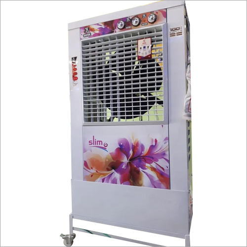 Flower Print Metal Air Cooler