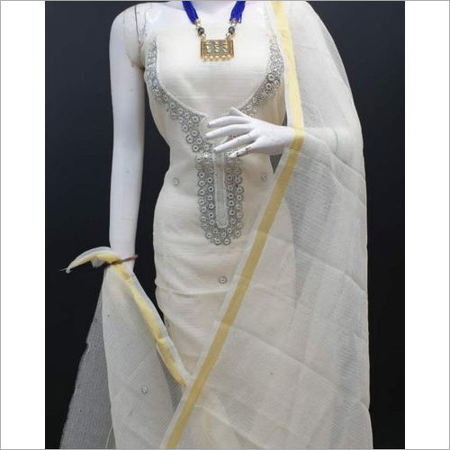 Buy Off White Dress Material for Women by Readiprint Fashions Online |  Ajio.com